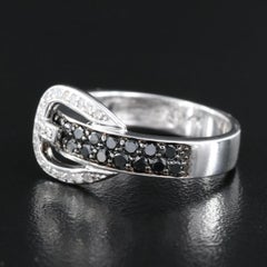 $3450 / New / Effy Belt Buckle Ring / 1 Ct Diamond / 14K Gold