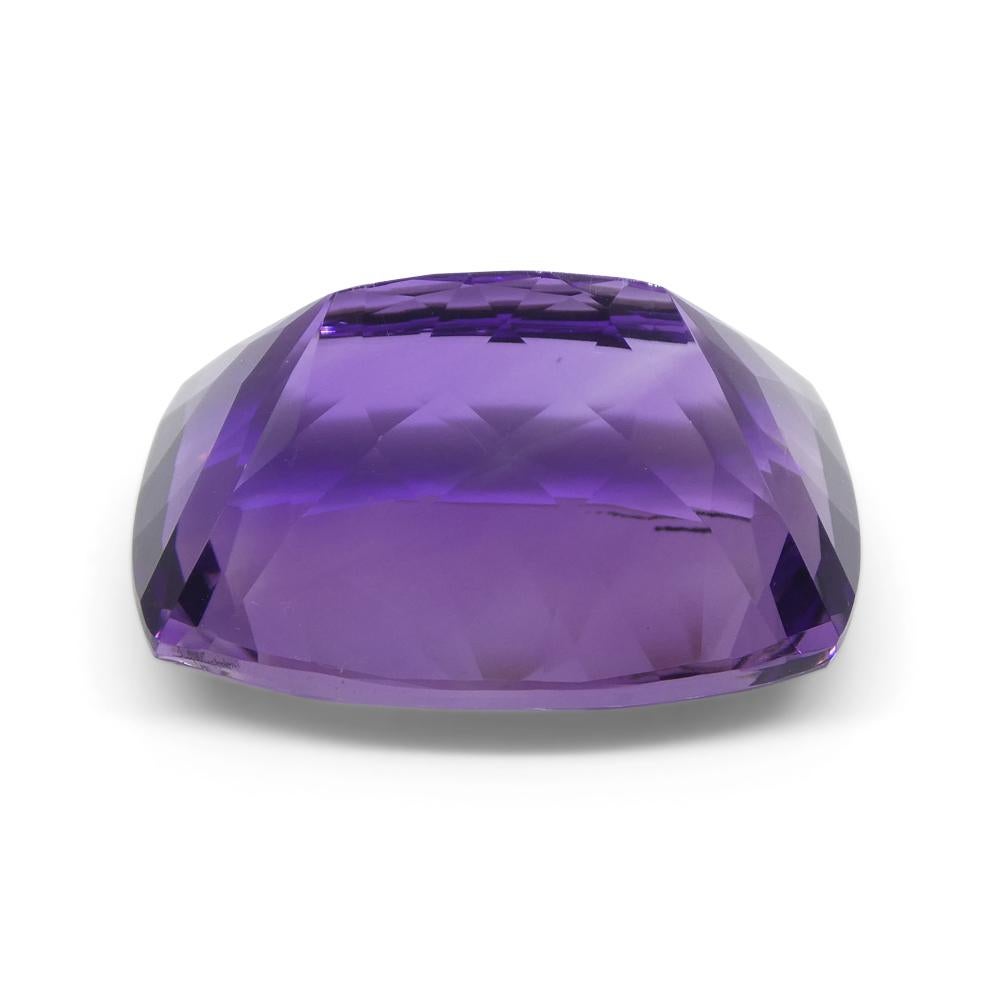 34.5ct Emerald Cut Purple Amethyst from Uruguay For Sale 2