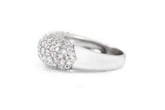 3.46 Carat Diamond Bombe Ring