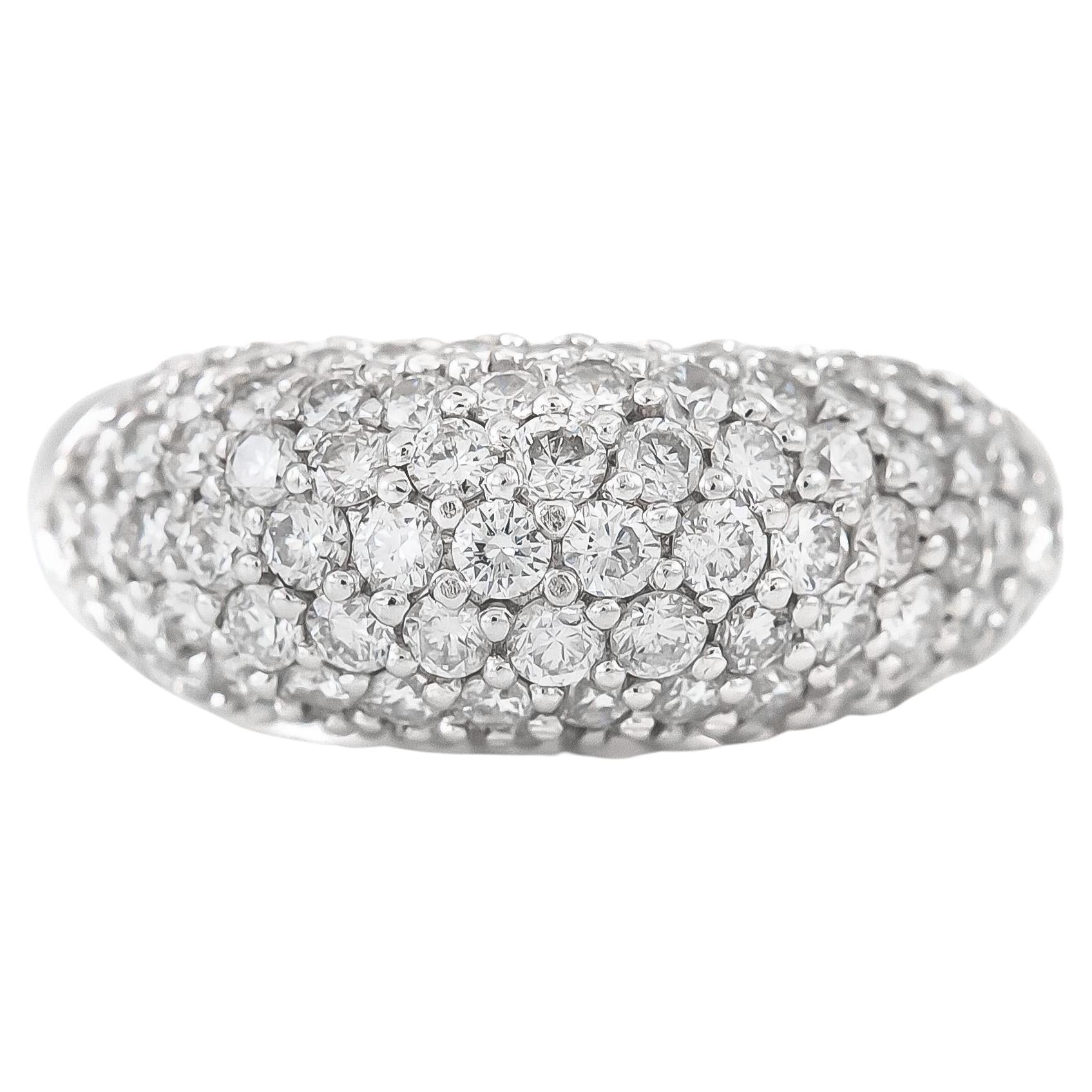 Anillo Bombe de Diamantes de 3.46 Quilates en venta