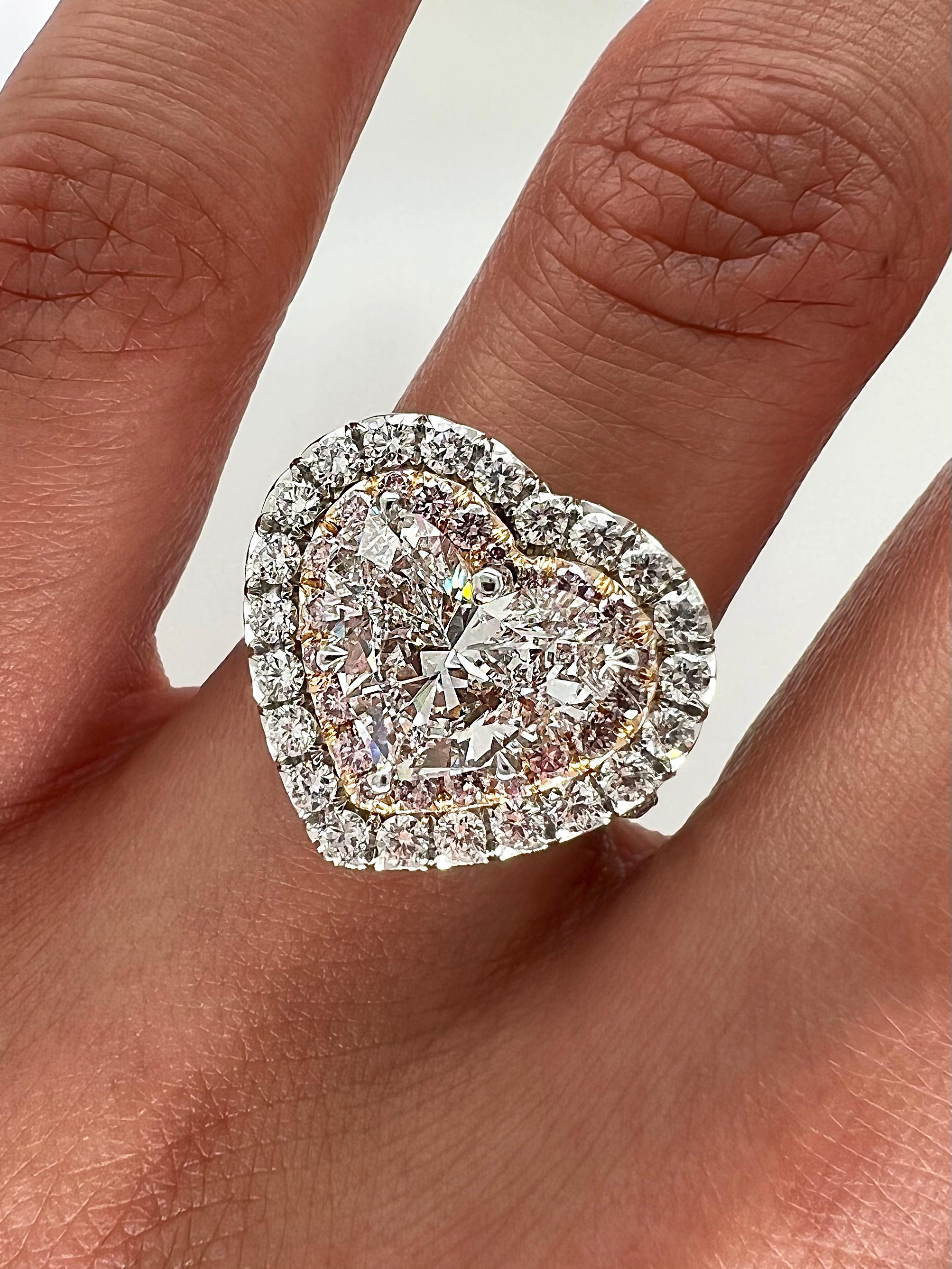 costco diamond heart ring