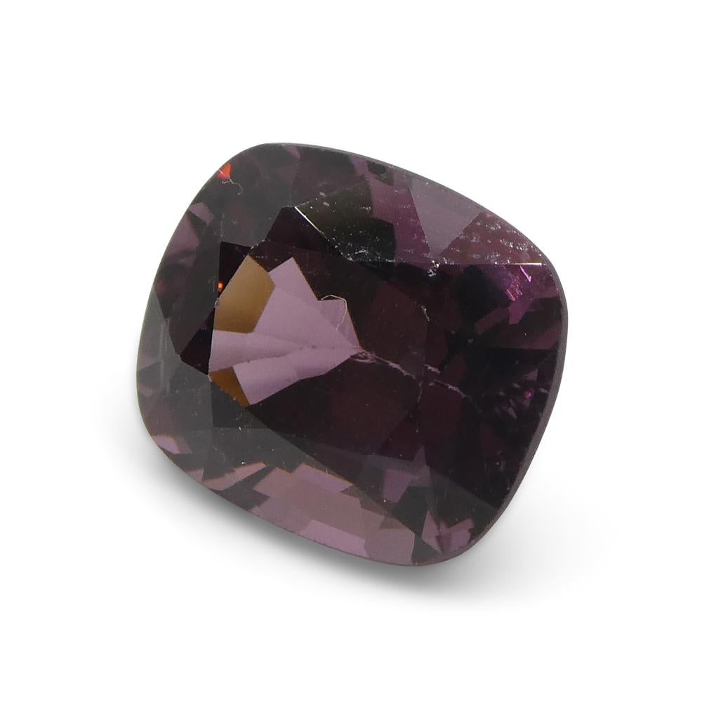 3.46ct Rectangular Cushion Pink Spinel from Burma For Sale 7