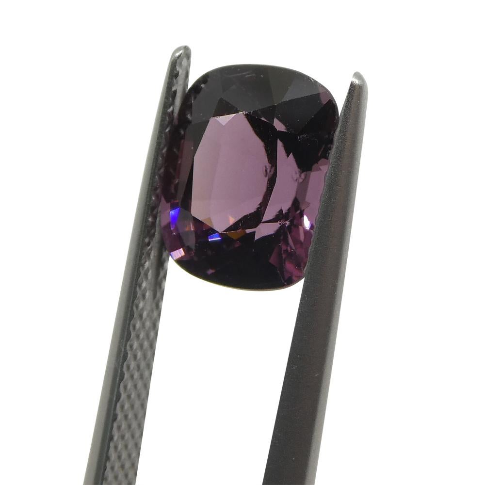 3.46ct Rectangular Cushion Pink Spinel from Burma For Sale 8