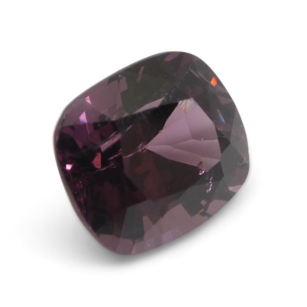 3.46ct Rectangular Cushion Pink Spinel from Burma For Sale 2