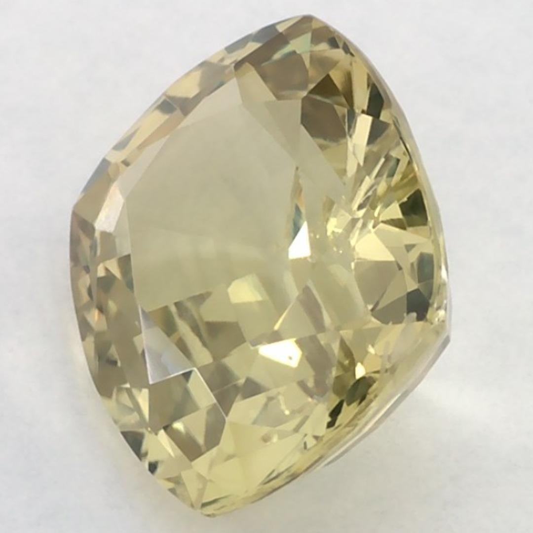 De las mujeres Zafiro verde de 3.47 qt Gema suelta en cojín en venta