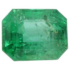emerode 3.47 Ct Octagonal/Emerald Cut Emerald GIA Certified
