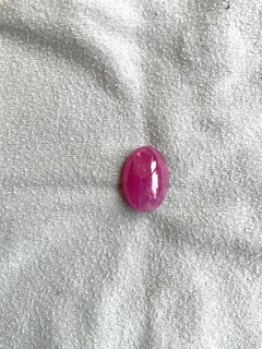 34.70 Carats Burmese Ruby Heated Cabochon Natural For Fine Jewelry Gemstone