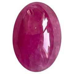 34.70 Carats Burmese Ruby Heated Cabochon Natural For Fine Jewelry Gemstone
