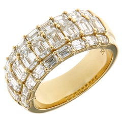 3.47ct of Emerald cut Diamond Cocktail or Dress Ring