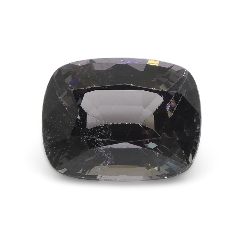 da uomo o donna 3.47ct Spinello viola rettangolare a cuscino dalla Birmania in vendita