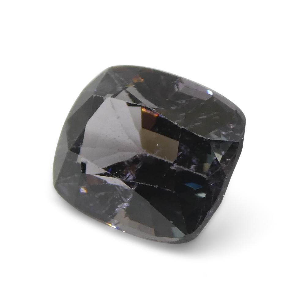 3.47ct Spinello viola rettangolare a cuscino dalla Birmania in vendita 2