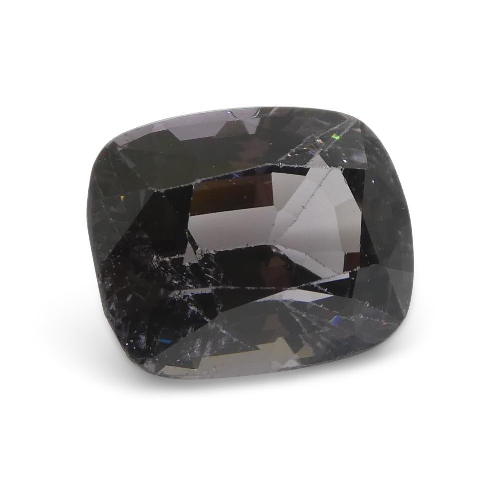 3.47ct Spinello viola rettangolare a cuscino dalla Birmania in vendita 3