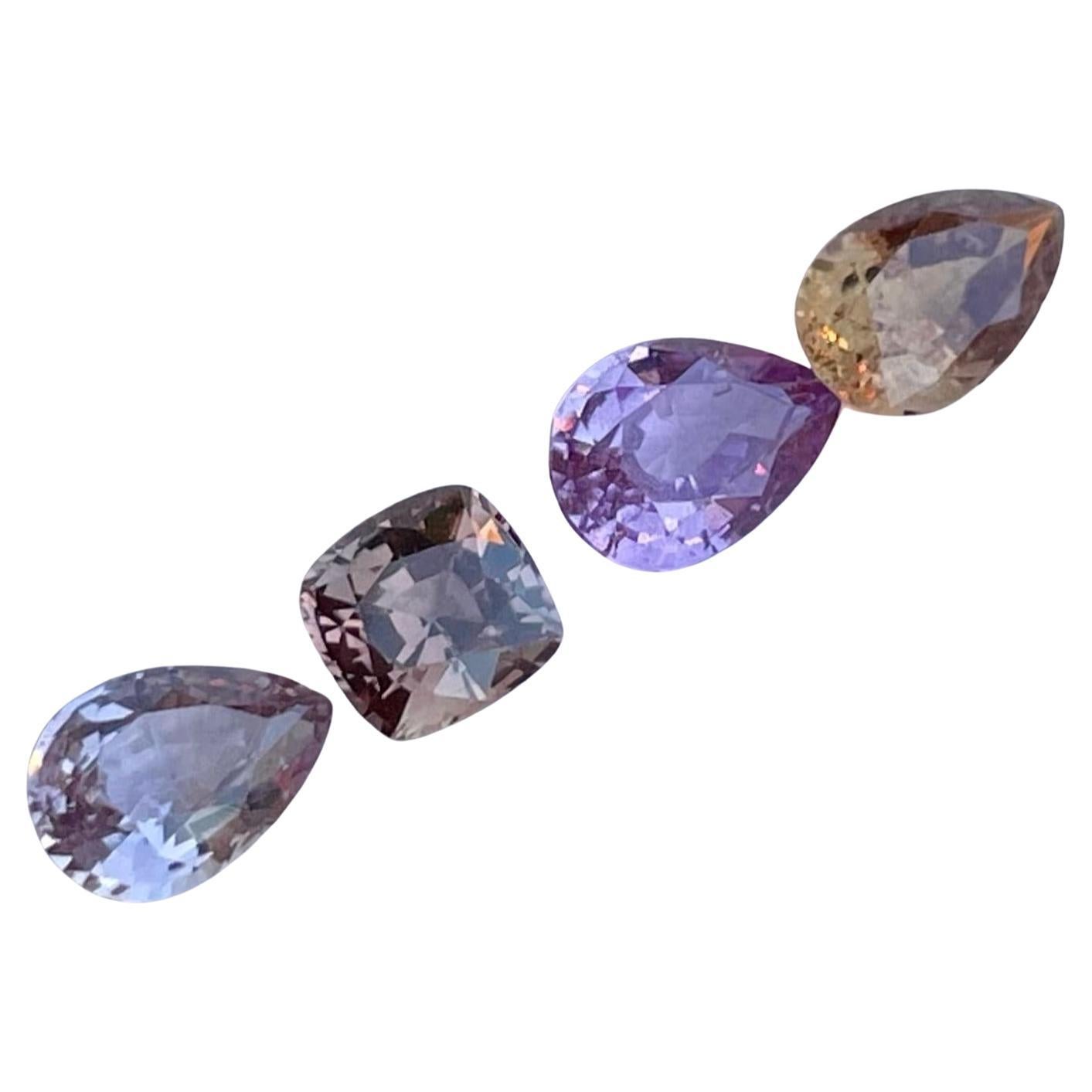 3.48 carats Multi-Color Stones Lot Natural Loose Sapphire Gemstones From Africa
