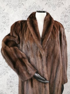 Donna Karan New York for Birger Christensen Demi-Buff Mink Fur Coat (Size 12)