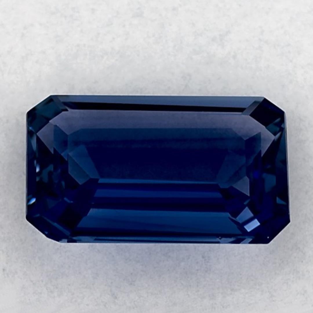 3.49 Ct Blue Sapphire Octagon Cut Loose Gemstone Neuf - En vente à Fort Lee, NJ