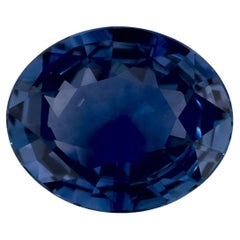 3.49 Ct Blue Sapphire Oval Loose Gemstone