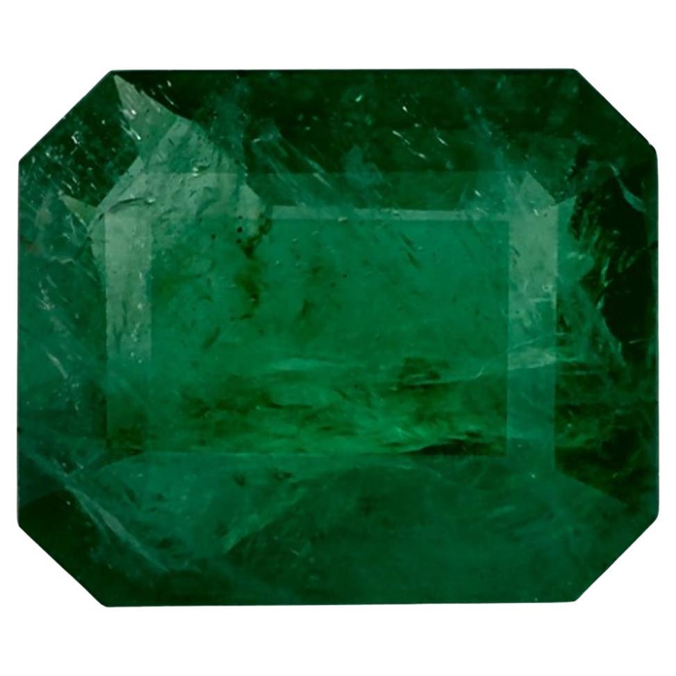 3.49 qt Esmeralda talla octágono Gema suelta