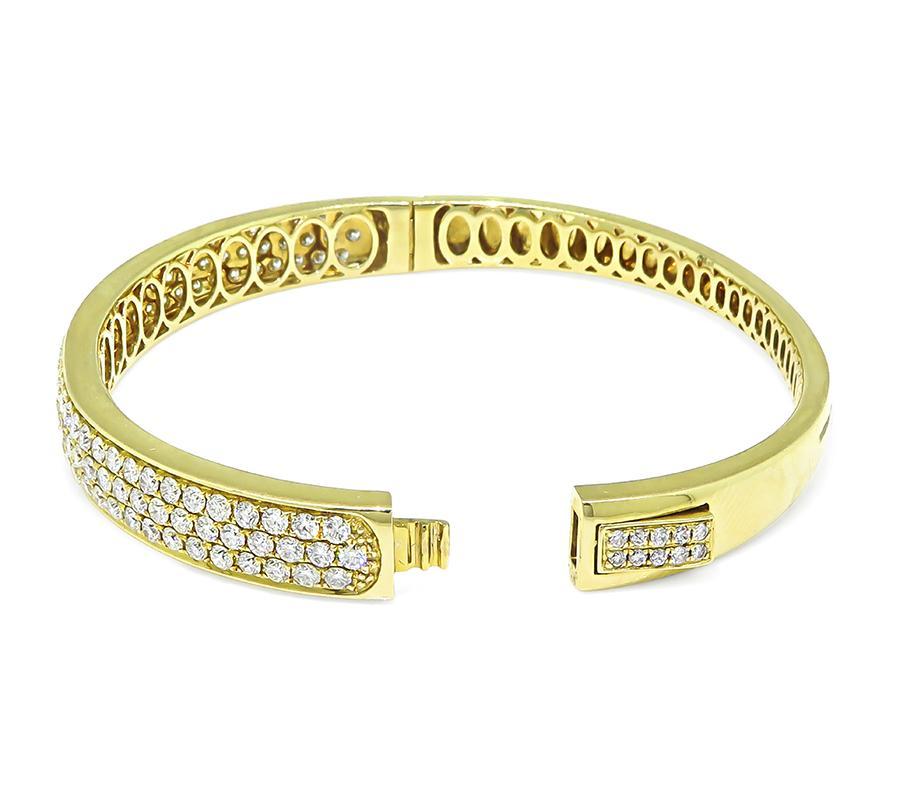 Bracelet en or avec 3.49ct de diamant Bon état - En vente à New York, NY
