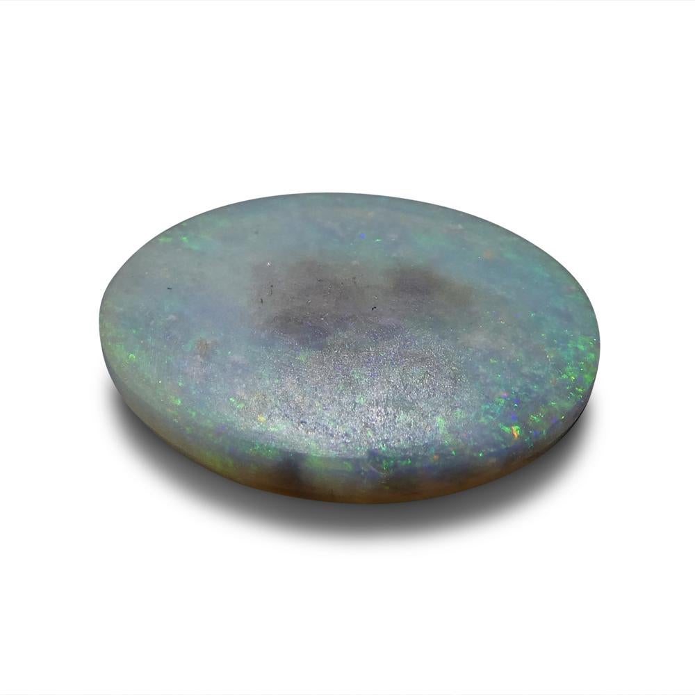 3.49ct Freeform Cabochon White Opal from Australia For Sale 7