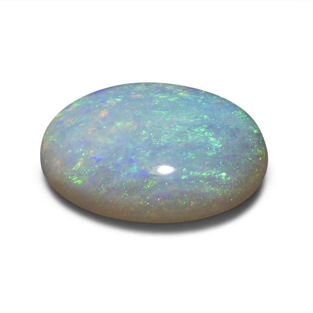 3.49ct Freeform Cabochon White Opal from Australia For Sale 2