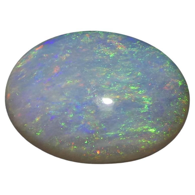 3.49ct Freeform Cabochon White Opal from Australia