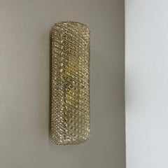 34cm amber Bubble Wall Light Helena Tynell Glashütte Limburg attr., Germany 1970