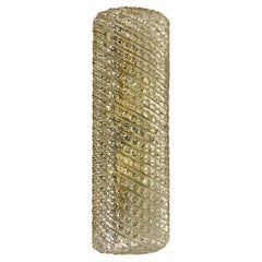 34cm amber Bubble Wall Light Helena Tynell Glashütte Limburg attr., Germany 1970