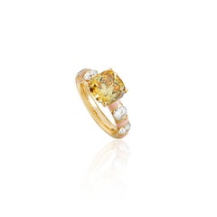 GIA 3.4 Carat Fancy Color Diamond Ring