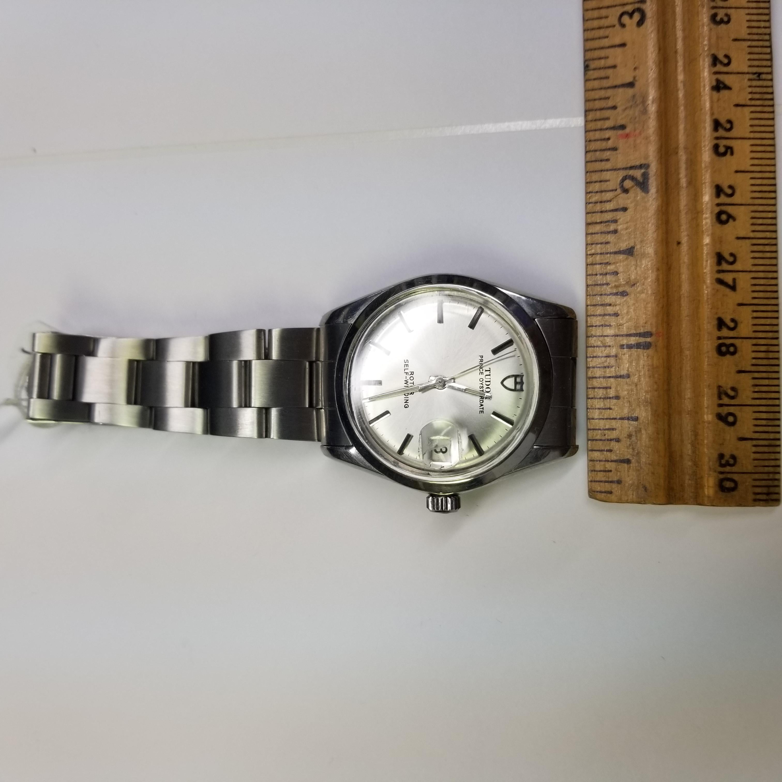 34mm Acier inoxydable Tudor Prince Oysterdate Unisexe en vente