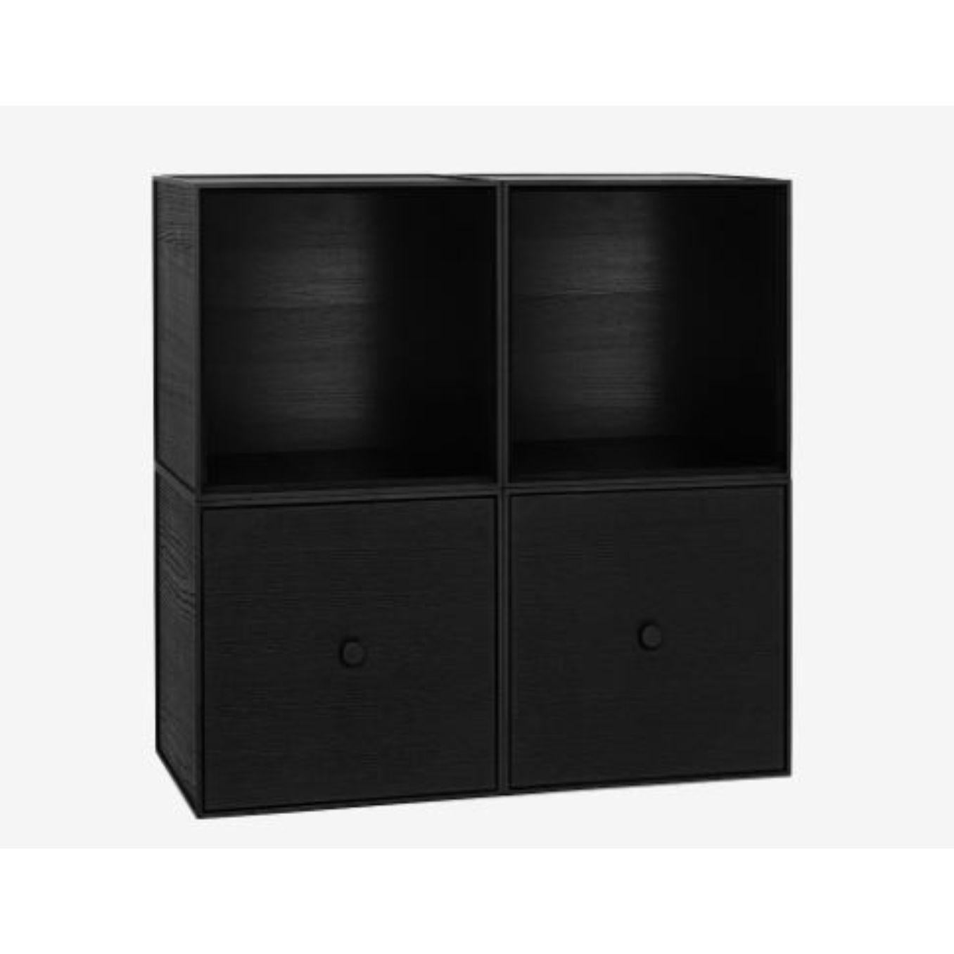 35 black ash frame square standard box by Lassen.
Dimensions: D 70 x W 35 x H 70 cm. 
Materials: Finér, Melamin, Melamine, Metal, Veneer, Ash.
Also available in different colours and dimensions. 
Weight: 23.74 Kg

By Lassen is a Danish design