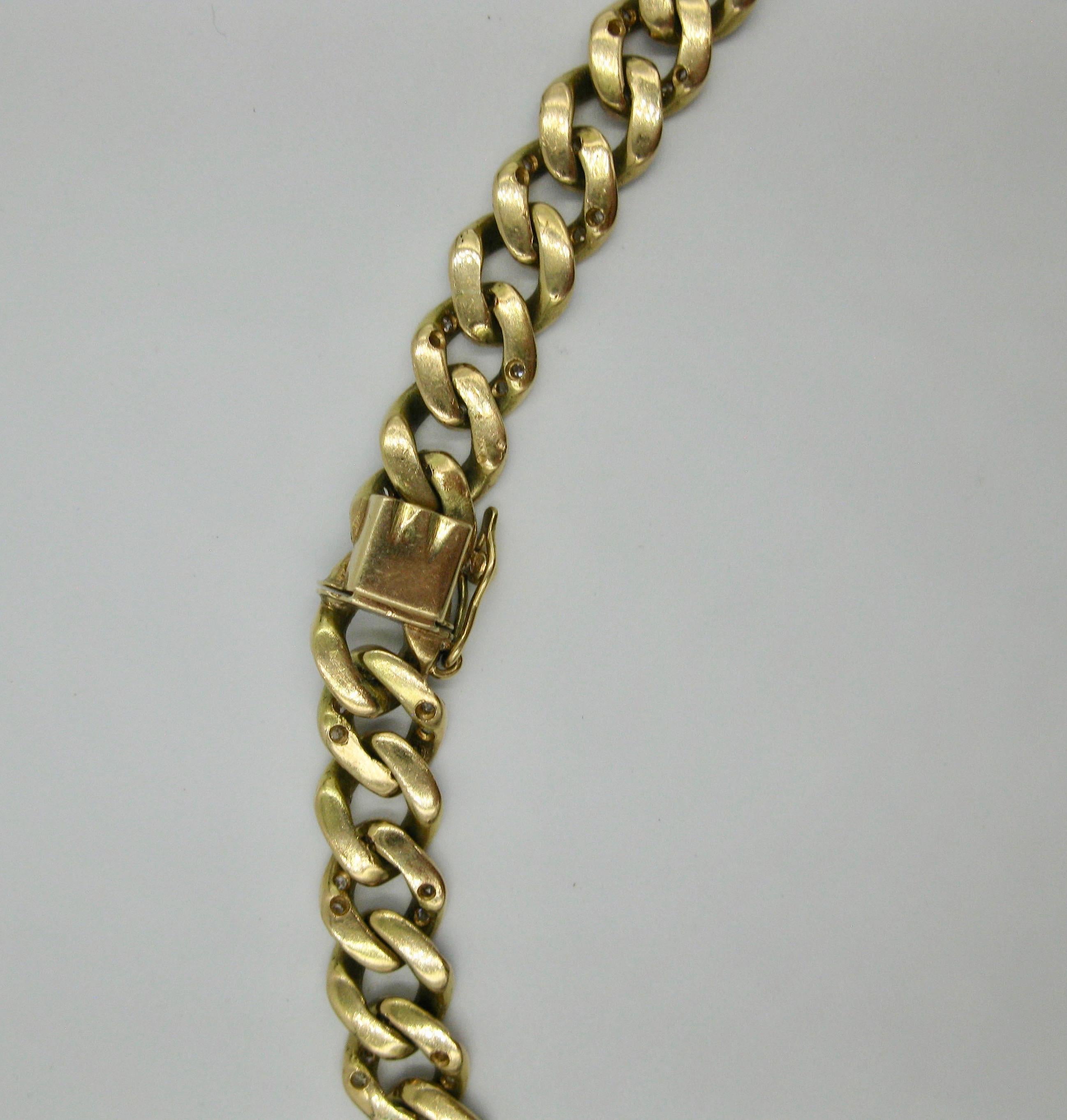 3.5 Carat 327 Diamond Blue Enamel Necklace 18 Karat Gold Modern For Sale 7