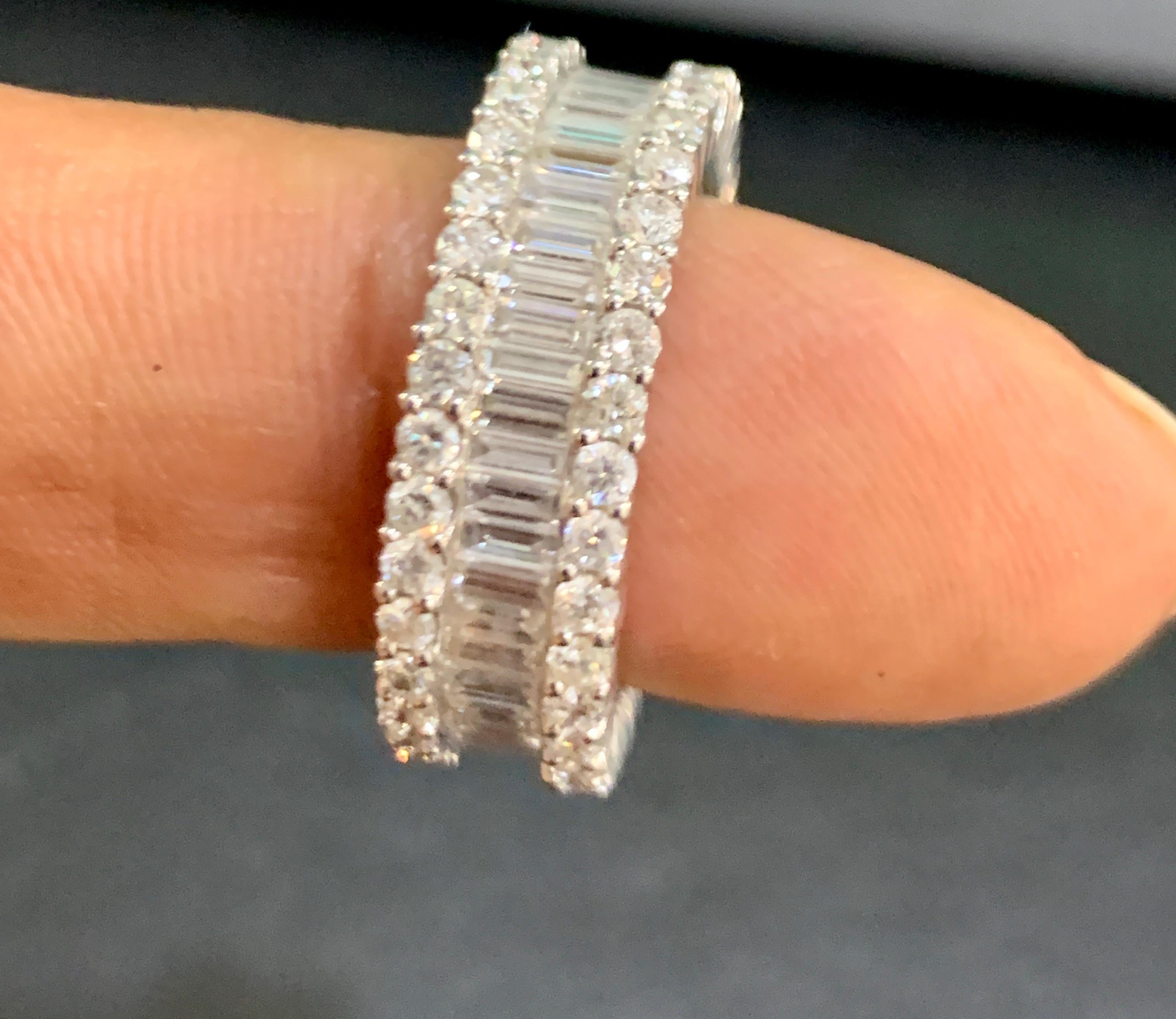 3.5 carat eternity band