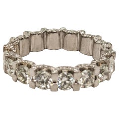 3.5 Carat Diamond Eternity Band in 18k White Gold
