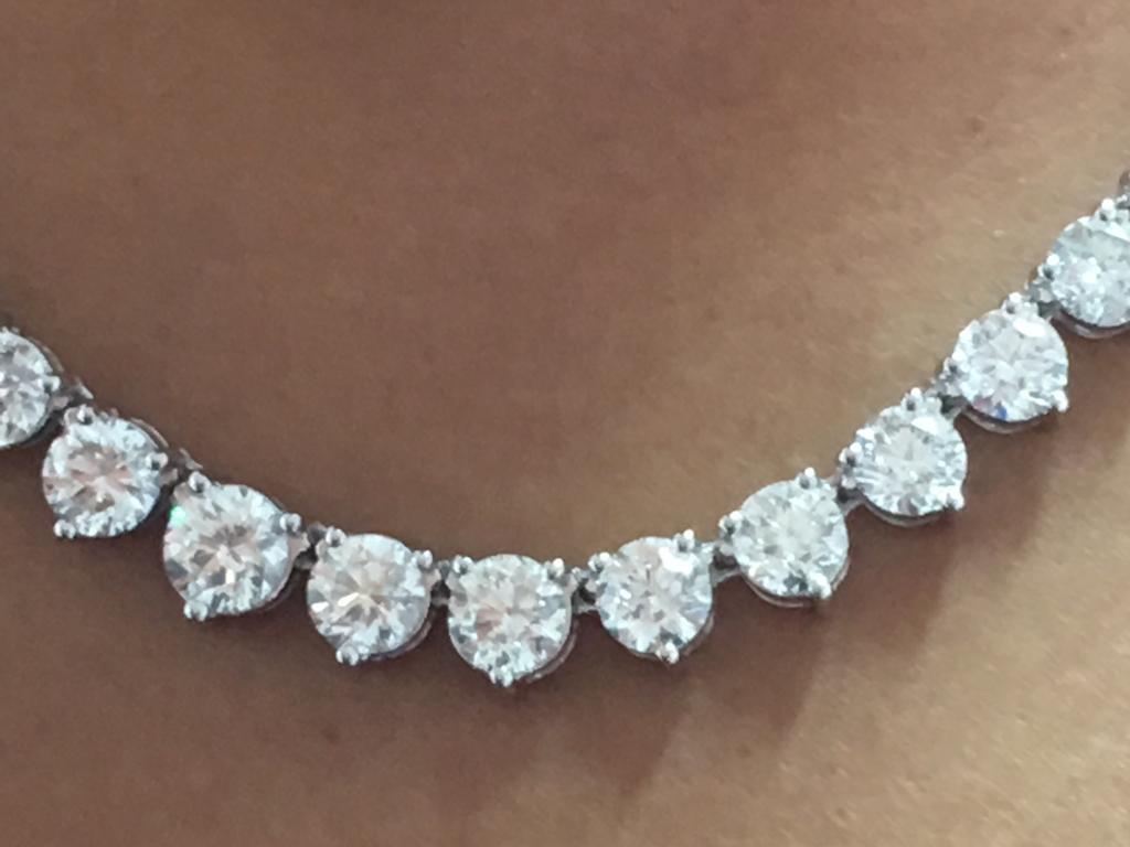 35 carat diamond necklace