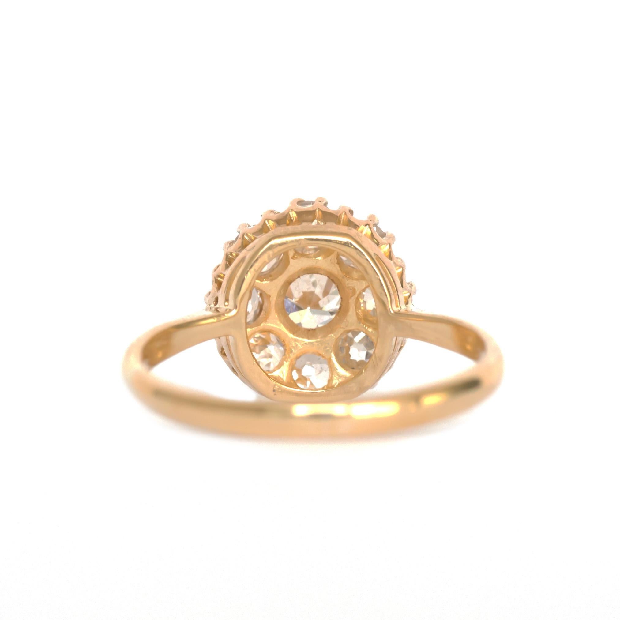 Victorian .35 Carat Diamond Yellow Gold Engagement Ring