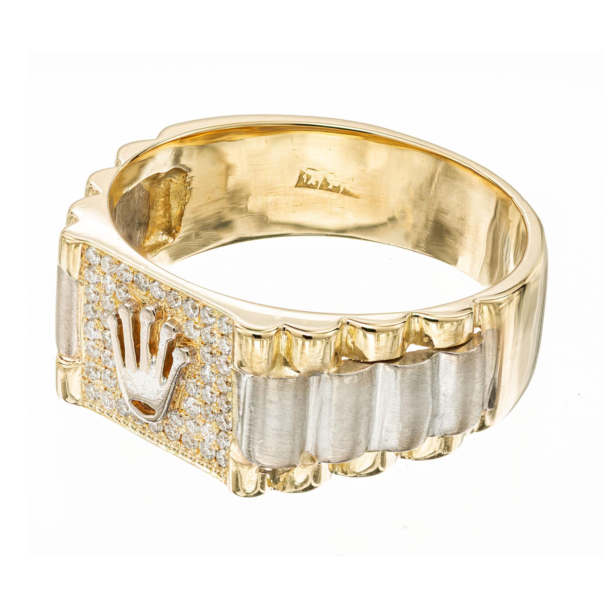 weissgold ring mann
