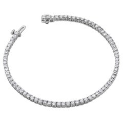 3.5 Carat Natural Diamond Tennis Bracelet, Customizable