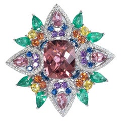 Sapphire Cluster Rings