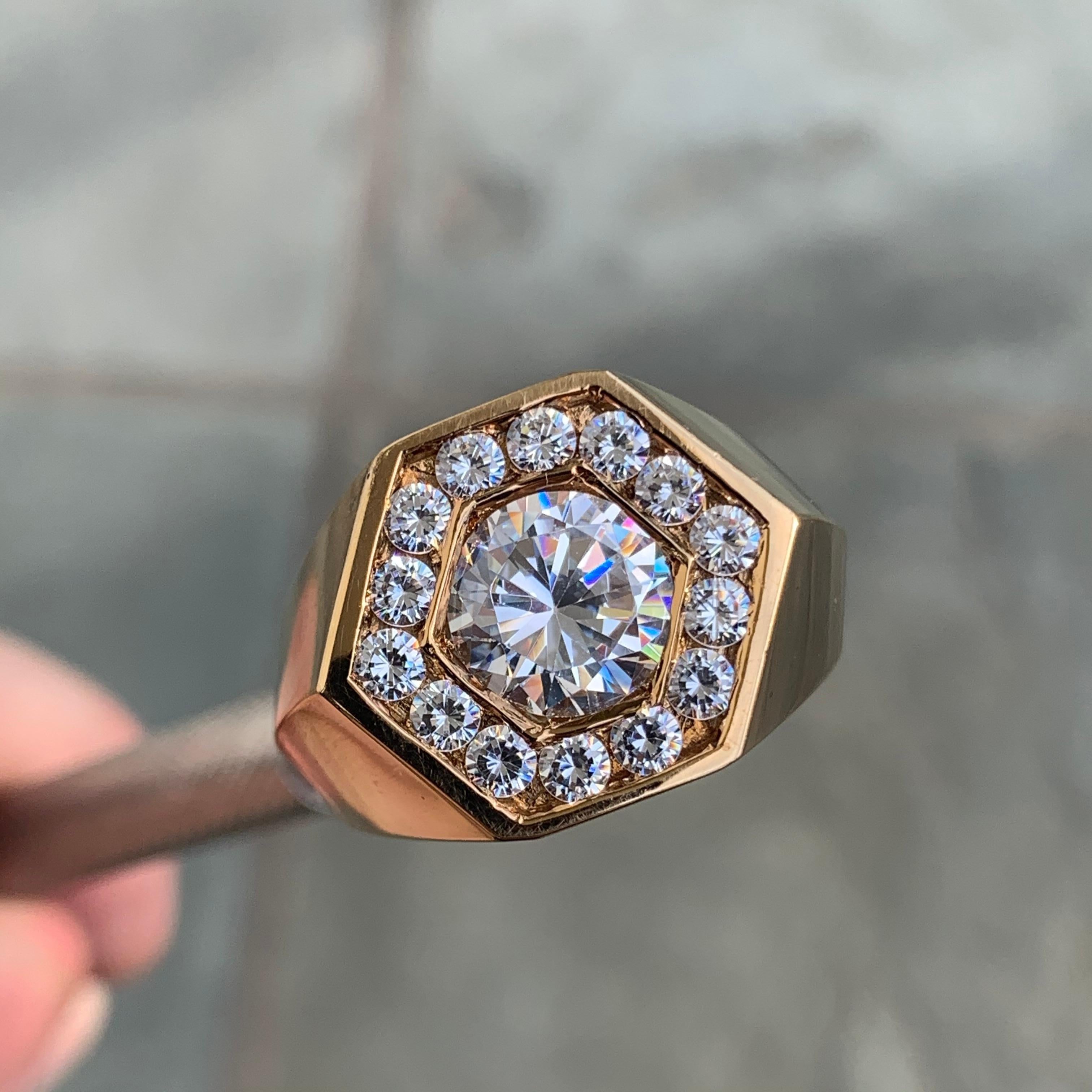 14k diamond ring