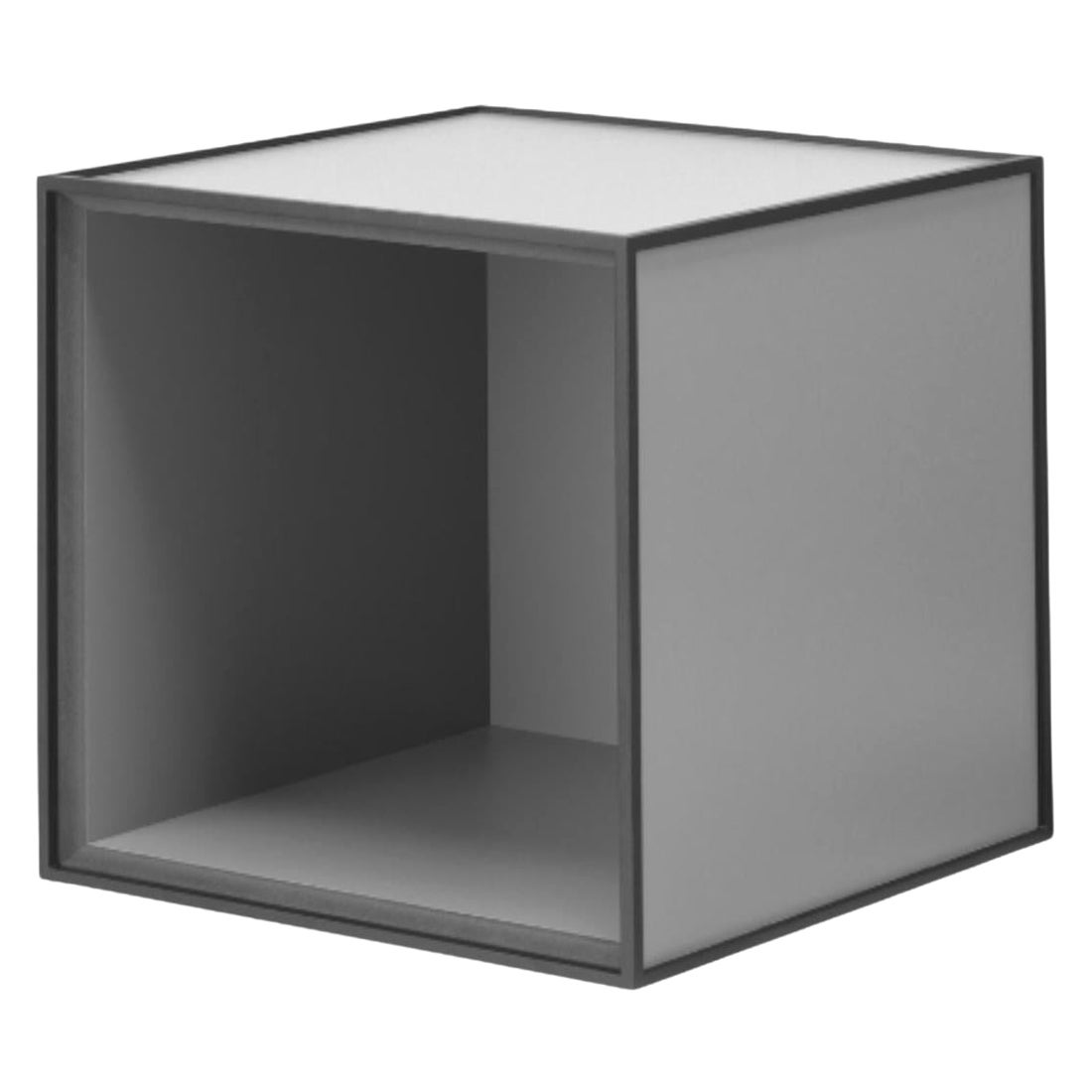 35 Dark Grey Frame Box by Lassen For Sale