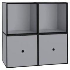 35 Dark Grey Frame Square Standard Box by Lassen
