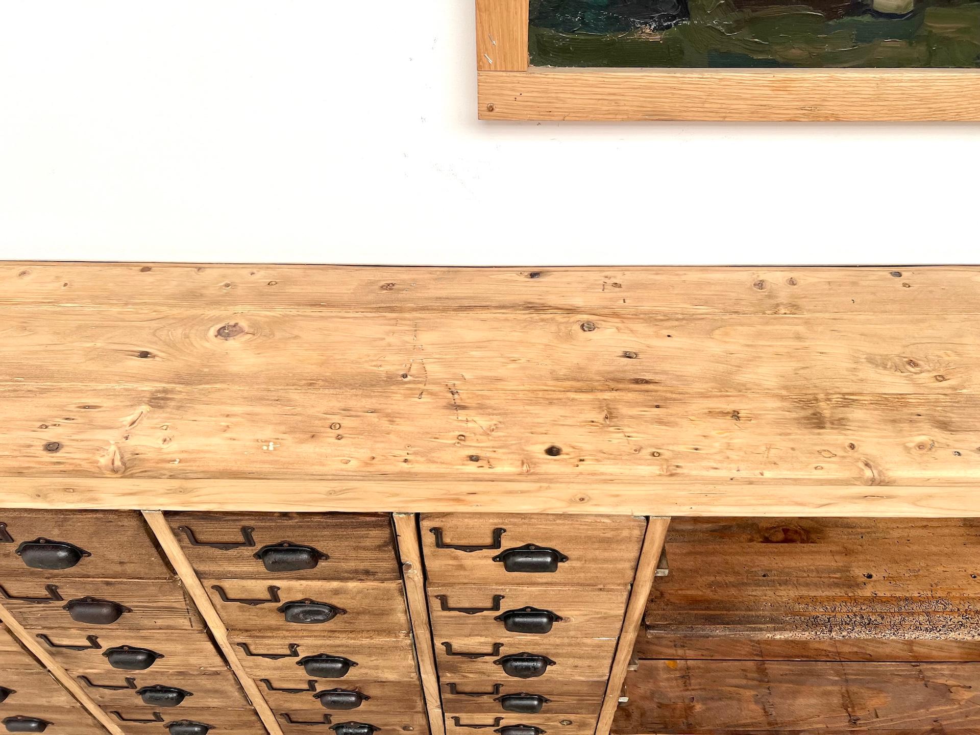 35 drawers craft cabinet, Circa 1950 For Sale 9