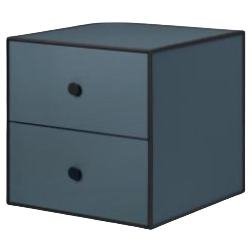 35 Fjord Frame Box with 2 Drawer by Lassen