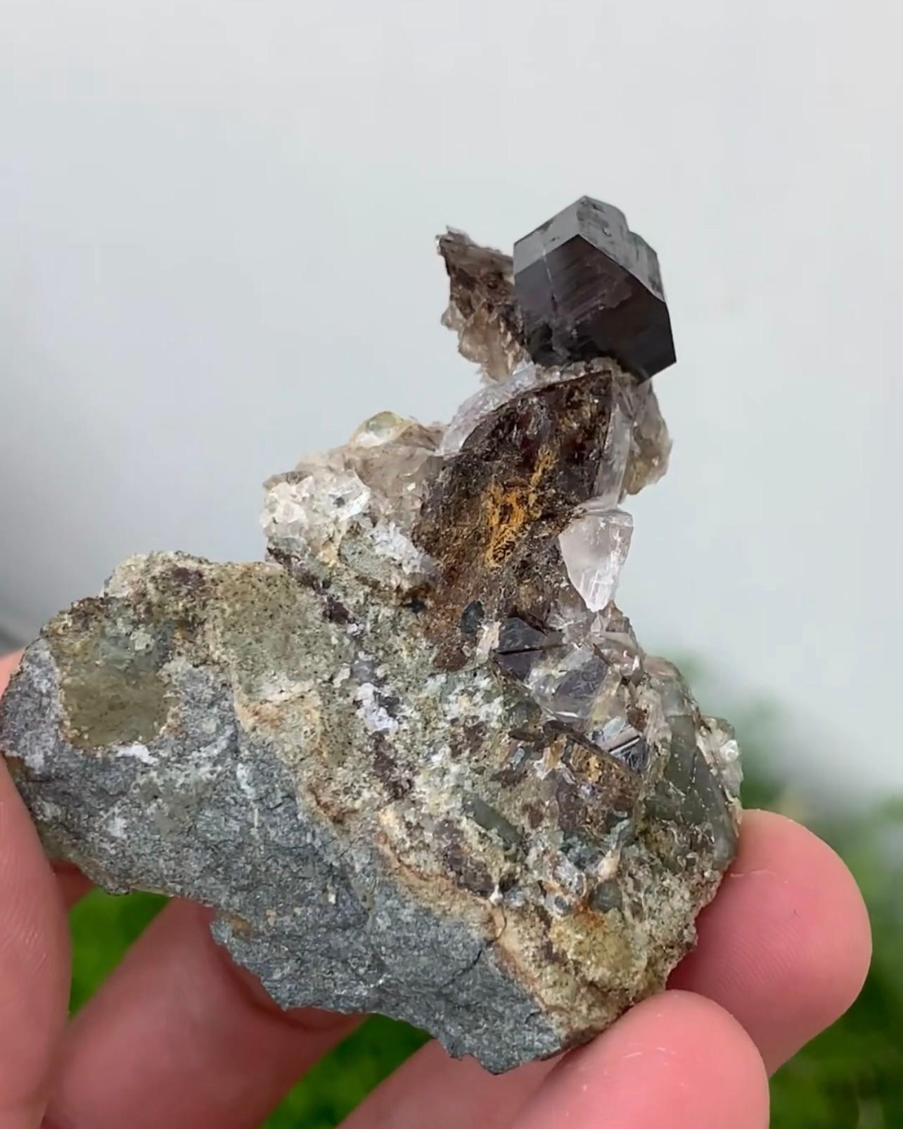Adam Style 35 Grams Impressive Anatase Crystal On Matrix For Sale