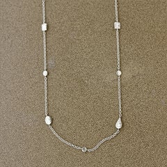 Diamond by The Yard Gold Necklace