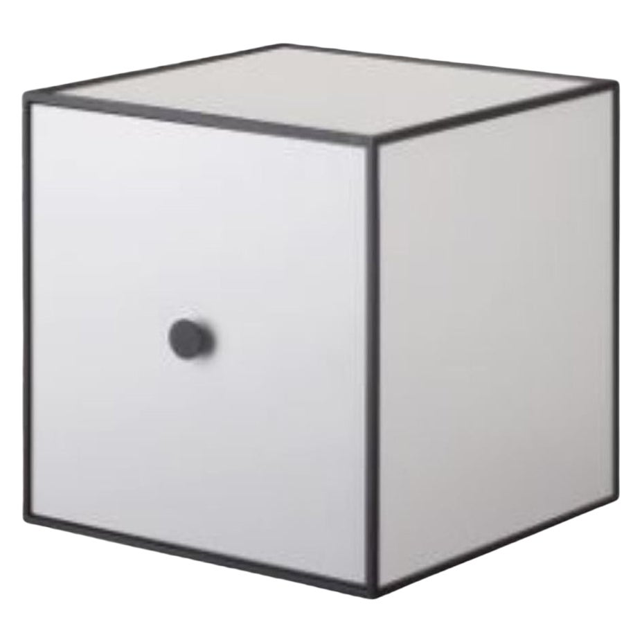 35 Light Grey Frame Box with Door by Lassen