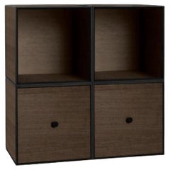 35 Smoked Oak Frame Square Standard Box by Lassen