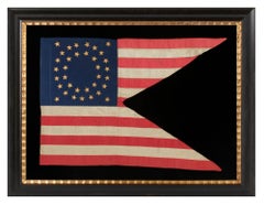 35 Star Silk American Civil War Flag, WV Statehood, circa 1863-1865