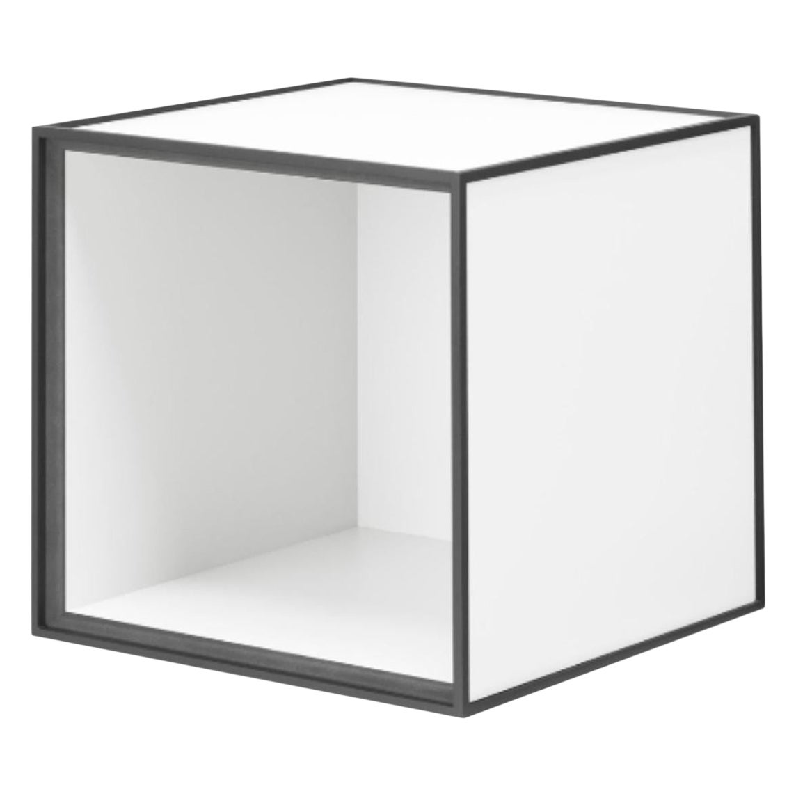 35 White Frame Box by Lassen For Sale