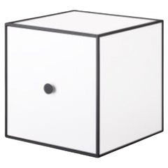 35 White Frame Box with Door by Lassen